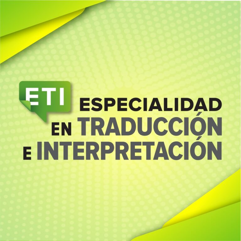 Especialidad en Traducción e Interpretación
